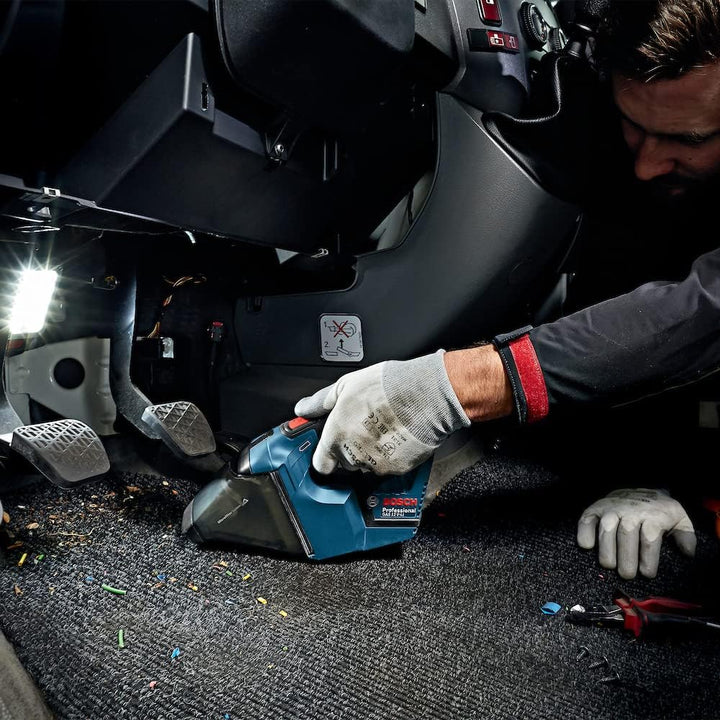 Bosch Professional 12V System Akku Staubsauger GAS 12V (0,35L Behältervolumen, 0,87kg, ohne Akkus un