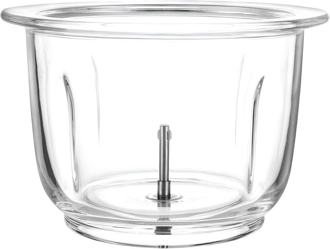 SHOV Mini Zerkleinerer Ein-Hand-Bedientaste, 700ml Glasbehälter, Gemüsezerkleinerer, elektrischer Mi