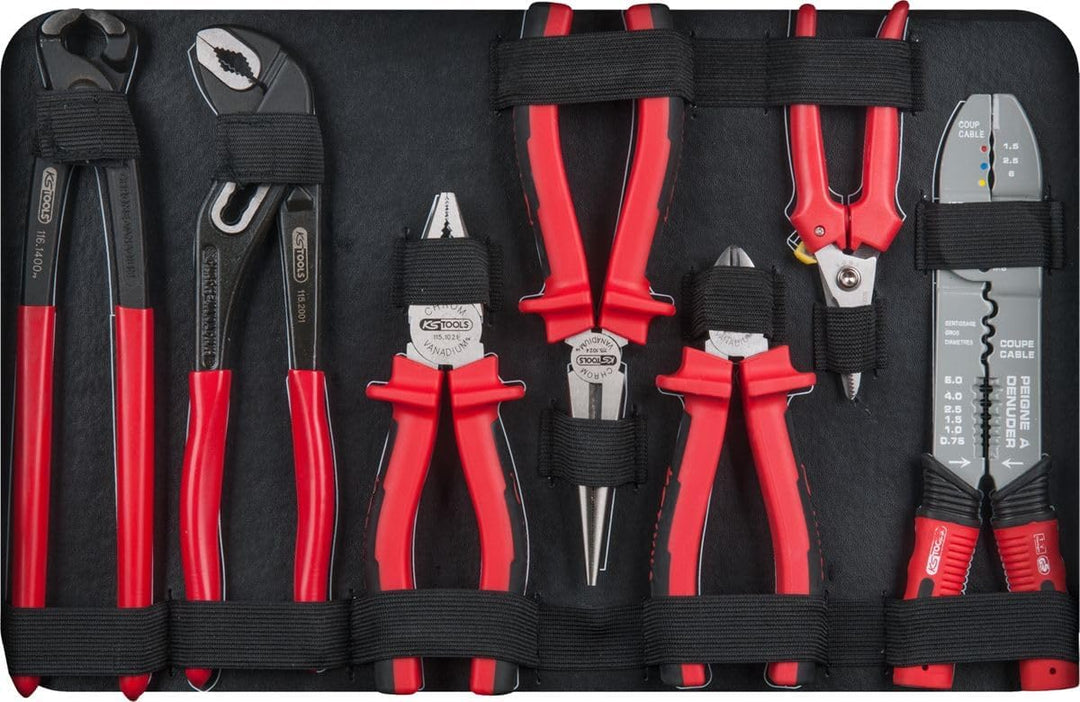 KS Tools, 911.0665 3/8" Universal Werkzeug Satz,165 teilig, Werkzeugkoffer, Werkzeugkasten, Werkzeug