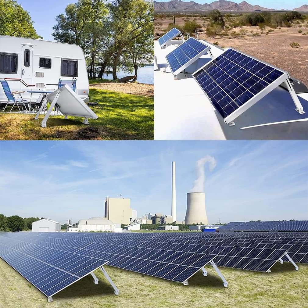 Solarmodul Dachhalterung Montage Balkongeländer, Befestigung Extra lange 1040mm Aufständerung, 0-60°