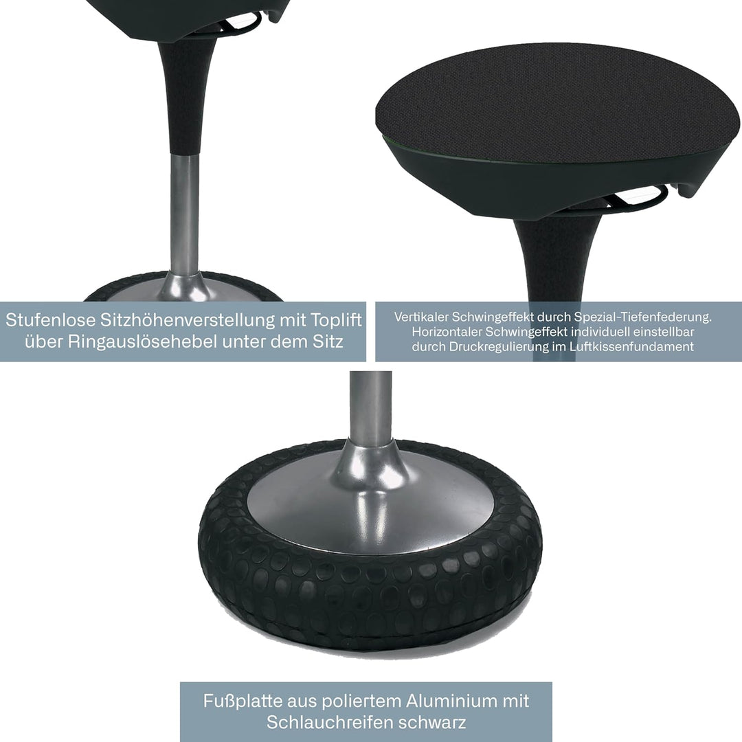 Topstar Bürohocker Sitness 20 rot, Rot