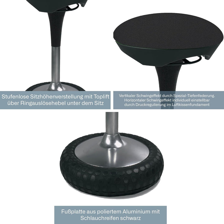 Topstar Bürohocker Sitness 20 rot, Rot