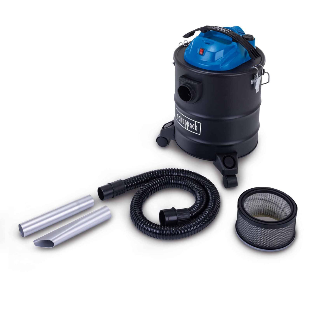 Scheppach Aschesauger AVC25 mit 20L Behältervolumen | 1300W Leistung | 20 kPa Absaugleistung | 150cm