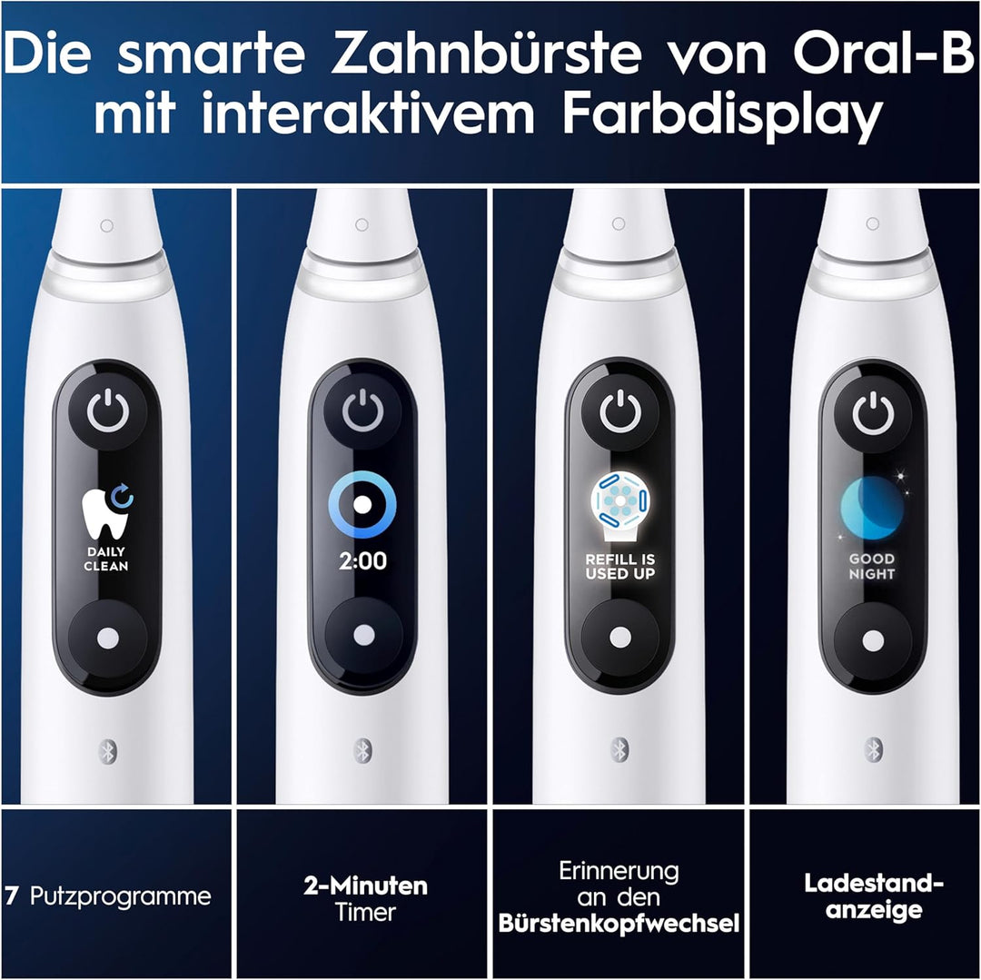 Oral-B iO Series 9 Plus Edition Elektrische Zahnbürste/Electric Toothbrush, PLUS 3 Aufsteckbürsten,