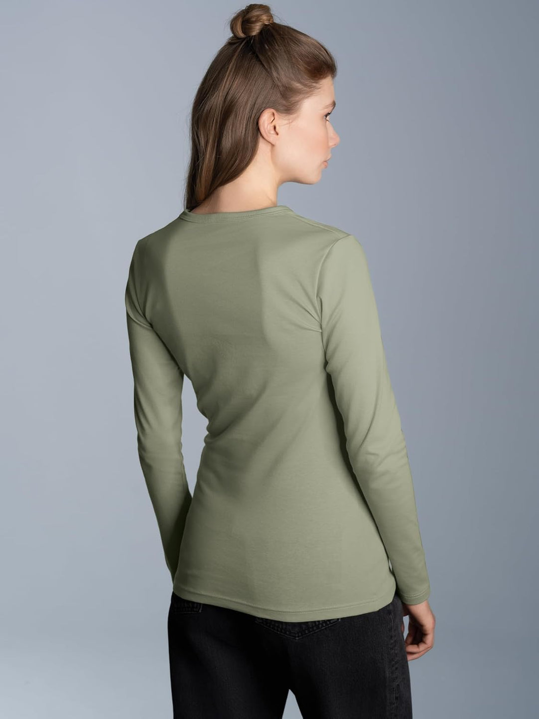 TRIGEMA Langarmshirt XL Salbei, XL Salbei