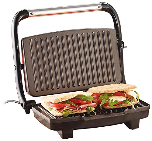 Rosenstein & Söhne Panini Toaster: Panini-, Sandwich- & Kontaktgrill CG-2510, 1.000 W (Panini Grill)