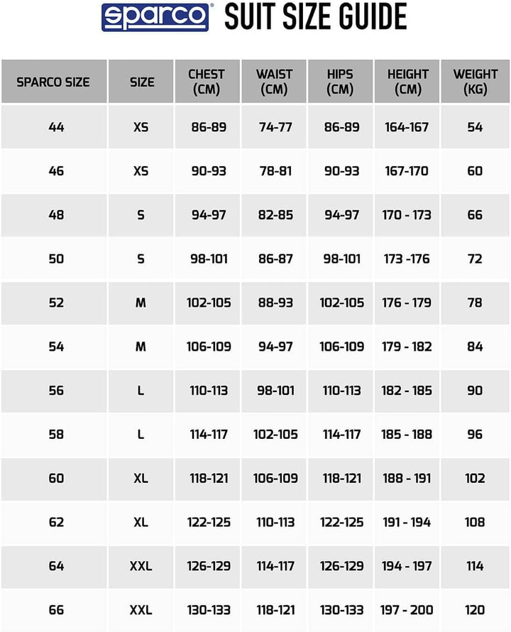 Sparco Mechanikanzug MS-4 Martini-R Grösse M Blau