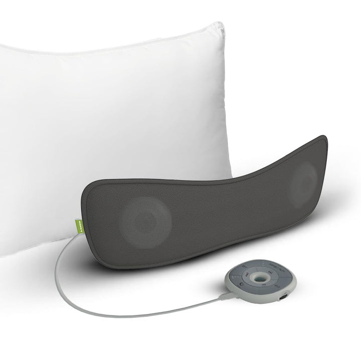 Avantree Slumber - Bluetooth-Kissenlautsprecher zum Schlafen mit eingebautem Weissem Rauschen, Fernb