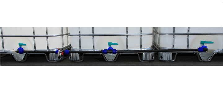 Verbindungsset Fuer IBC Tanks Regenwassertanks Regenfässern und Kanistern (Set für 3 Tanks)