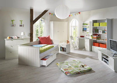 roba Wandregal 'Dreamworld 3', Garderobe mit Ablage 90cm, für Baby-, Kinder- & Jugendzimmer, weiss