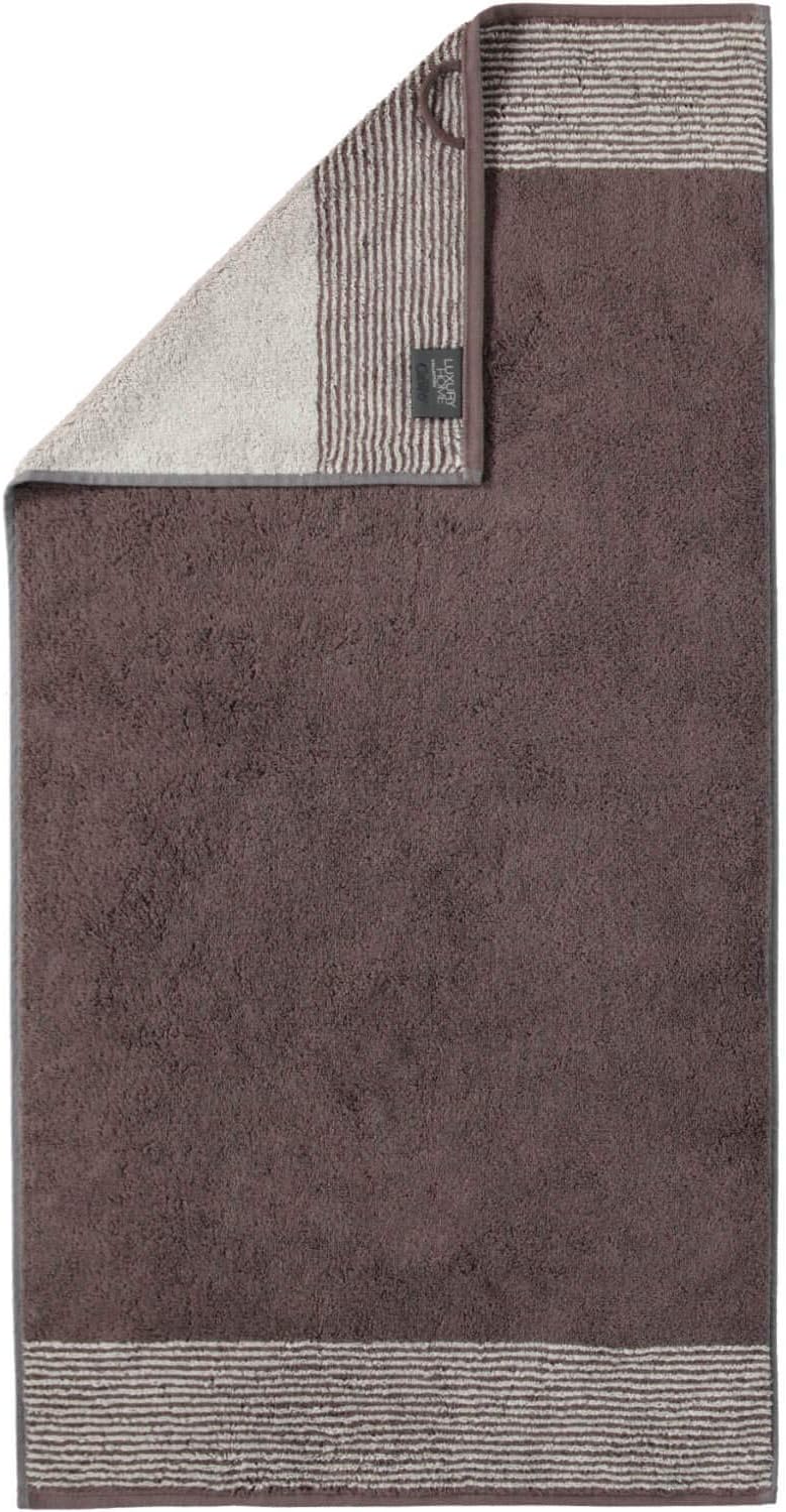 CAWÖ Home Handtücher Luxury Home Two-Tone 590 Pepper - 37 Duschtuch 80x150 cm, Duschtuch 80x150 cm
