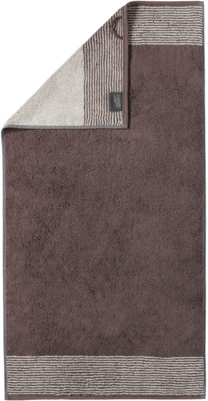 CAWÖ Home Handtücher Luxury Home Two-Tone 590 Pepper - 37 Duschtuch 80x150 cm, Duschtuch 80x150 cm