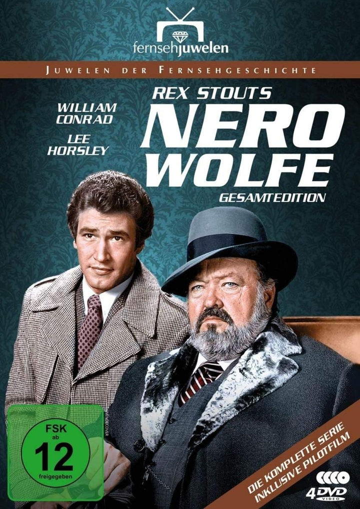Nero Wolfe - Gesamtedition: Alle 14 Folgen plus Pilotfilm (Fernsehjuwelen) [4 DVDs], DVD