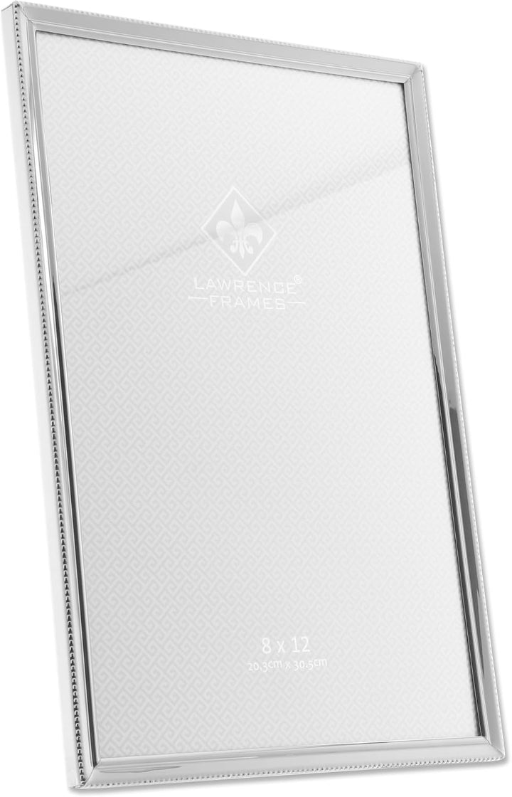 Lawrence Frames Bilderrahmen, 20,3 x 30,5 cm, poliertes Silber silber 8x12, silber 8x12