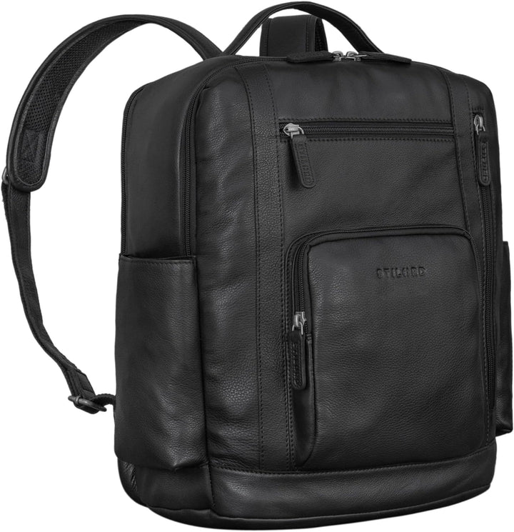 STILORD 'Archibald' Leder Business Rucksack Damen und Herren Laptop Rucksack 15,6 Zoll Arbeitstasche