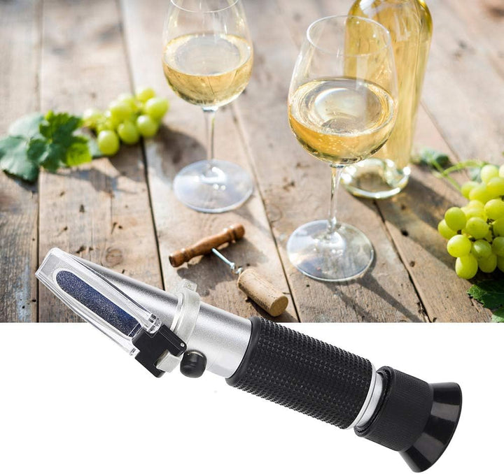 Konzentrationsprüfgerät, genaues Refraktometer, Brix-Messgerät, 0-32% Material Aluminium mit Tropfer