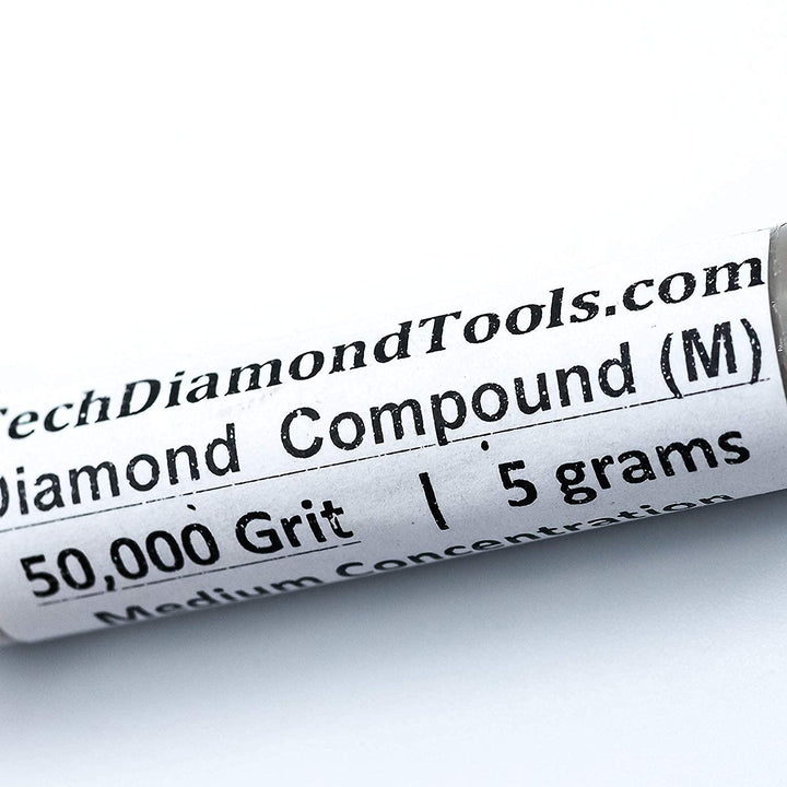 Diamant Lapidary Paste 50.000 Körnung 0/0,5 Mikron – Feinste Finish 5 Gramm Spritze 25% Konzentratio