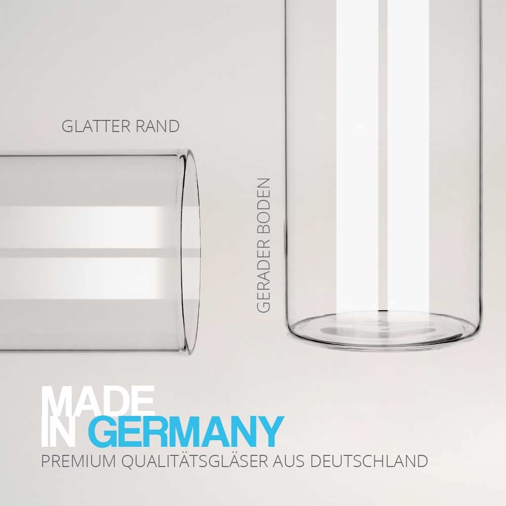 Tuuters 10x Gewürzgläser mit Korken/Vorratsdose aus Glas (70 x Ø65 mm), 70 x &amp;