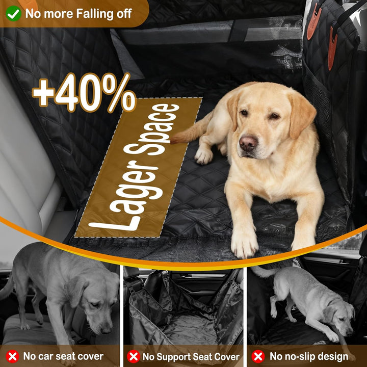 Hunde Autositz, Wasserdichter Rutschfester Haustier Autositz Hund, hundesitz Auto rückbank, Hundeaut