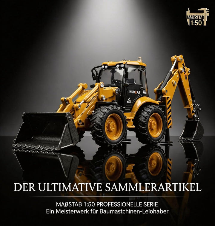 Bagger Kinder Spielzeug, 1/50 Metallfahrzeug Modell Traktorsammlungen Bulldozer und Excavator Deko M