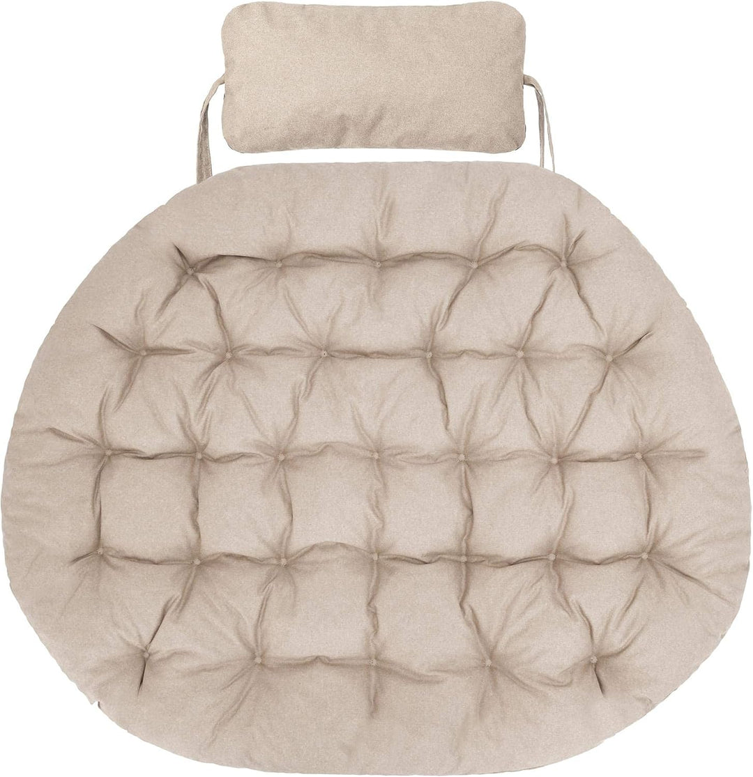 PillowPrim Hängesessel Kissen, Auflage für Polyrattan/Rattan Hängeschaukel, Polster, Hängekorb, Scha