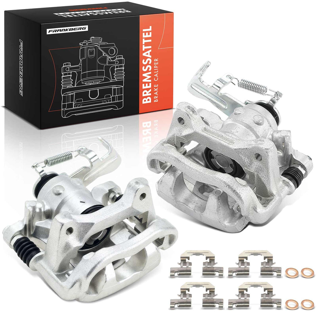 Frankberg 2x Bremssattel Bremszange Hinten Links Rechts Kompatibel mit 3 BM BN 1.5L 2.0L 2.2L 2013-2