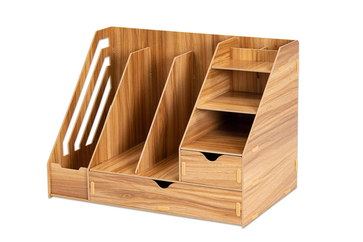 Betzold - Schreibtisch-Organiser - Organizer gross MDF dunkelbraun Holzwerkstoff, Holzwerkstoff
