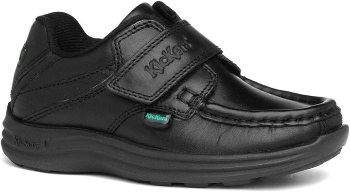 Kickers Reasan Riemen Kleinkind Jungen Schule Schuhe 27 EU Schwarz, 27 EU Schwarz