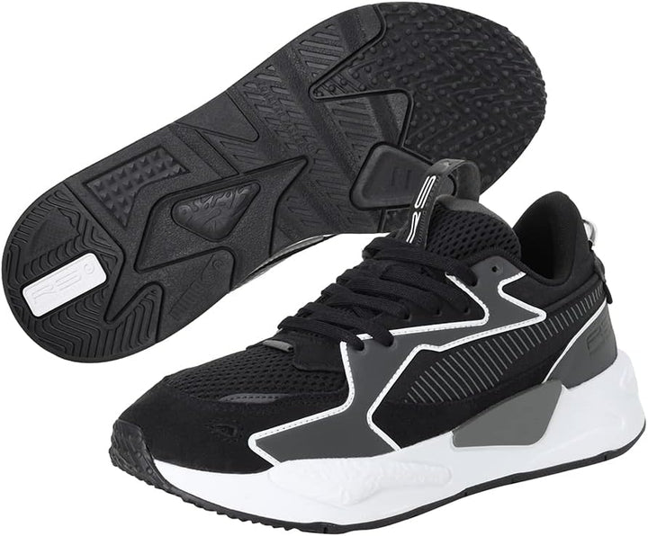 PUMA Unisex Rs-z ReinventionSneaker 44.5 EU Black Dark Shadow White, 44.5 EU Black Dark Shadow White