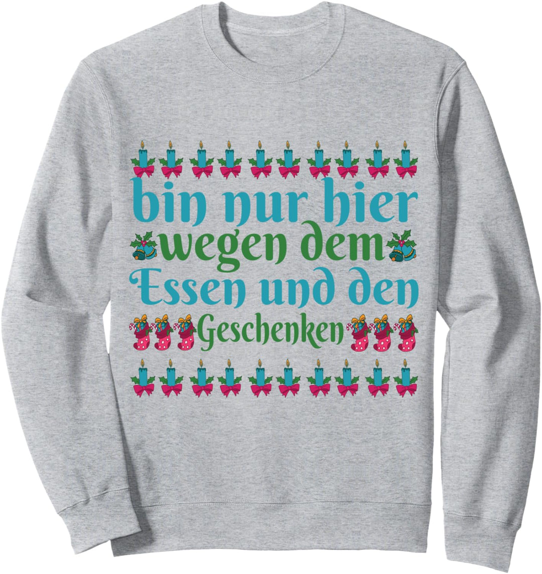 Lustiges Weihnachten und Heilig Abend Sweatshirt