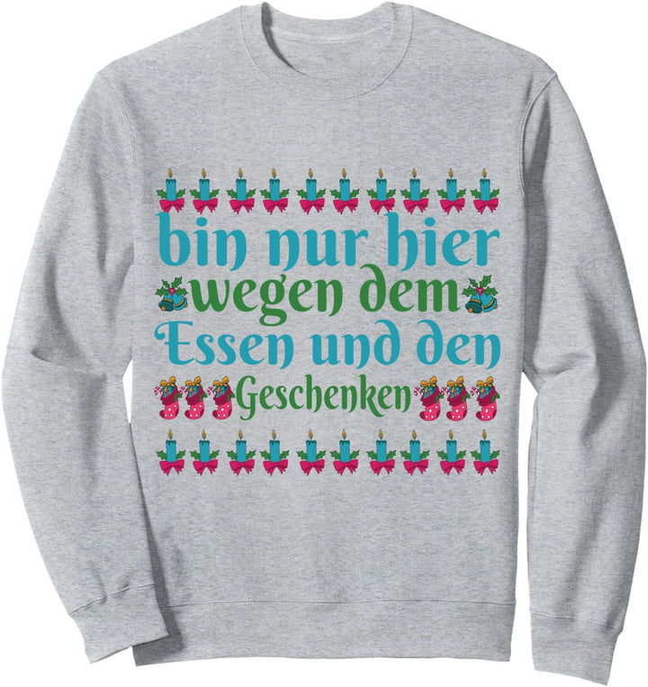 Lustiges Weihnachten und Heilig Abend Sweatshirt