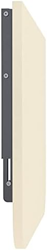 AKKE Klapptisch Wandklapptisch Esstisch - Klappbar Faltbar Platzsparend - Abgerundete Ecken - 90cm x