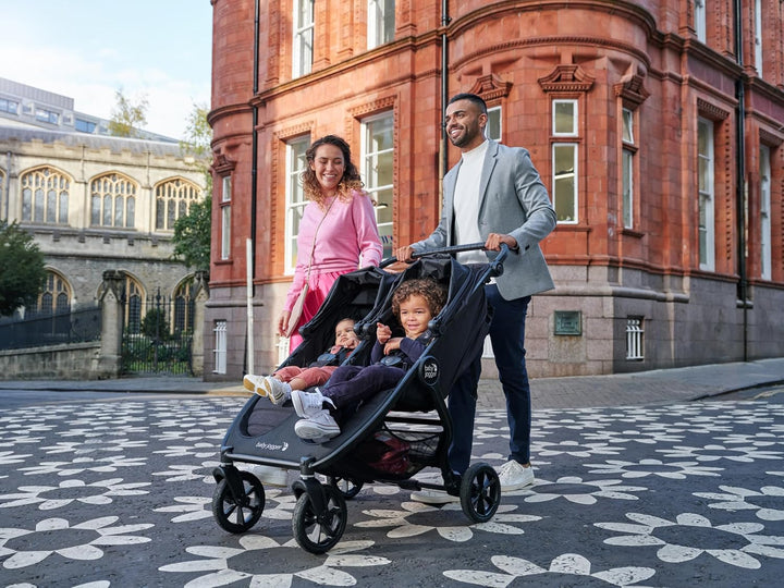 Baby Jogger City Mini GT2 Double | Allradfederung für jedes Gelände | zusammenklappbarer Geschwister