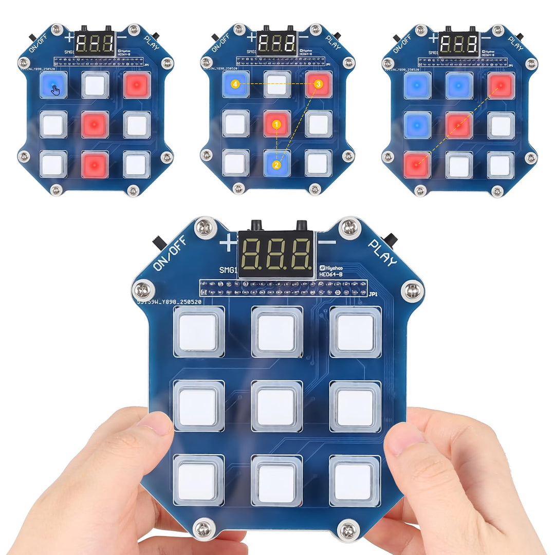 DIY Lötbausatz, 3-in-1 Elektronik Bausätze Mint Elektron Lötprojekt für Studierende und Hobbyelektro