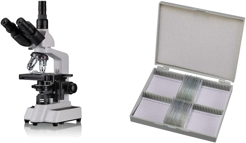 Bresser Durchlicht Mikroskop Researcher Trino 40x-1000x Vergrösserung für gehobene Ansprüche & Dauer