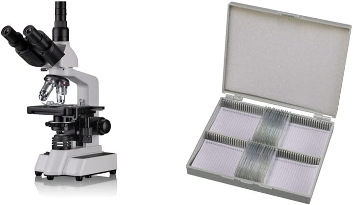 Bresser Durchlicht Mikroskop Researcher Trino 40x-1000x Vergrösserung für gehobene Ansprüche & Dauer