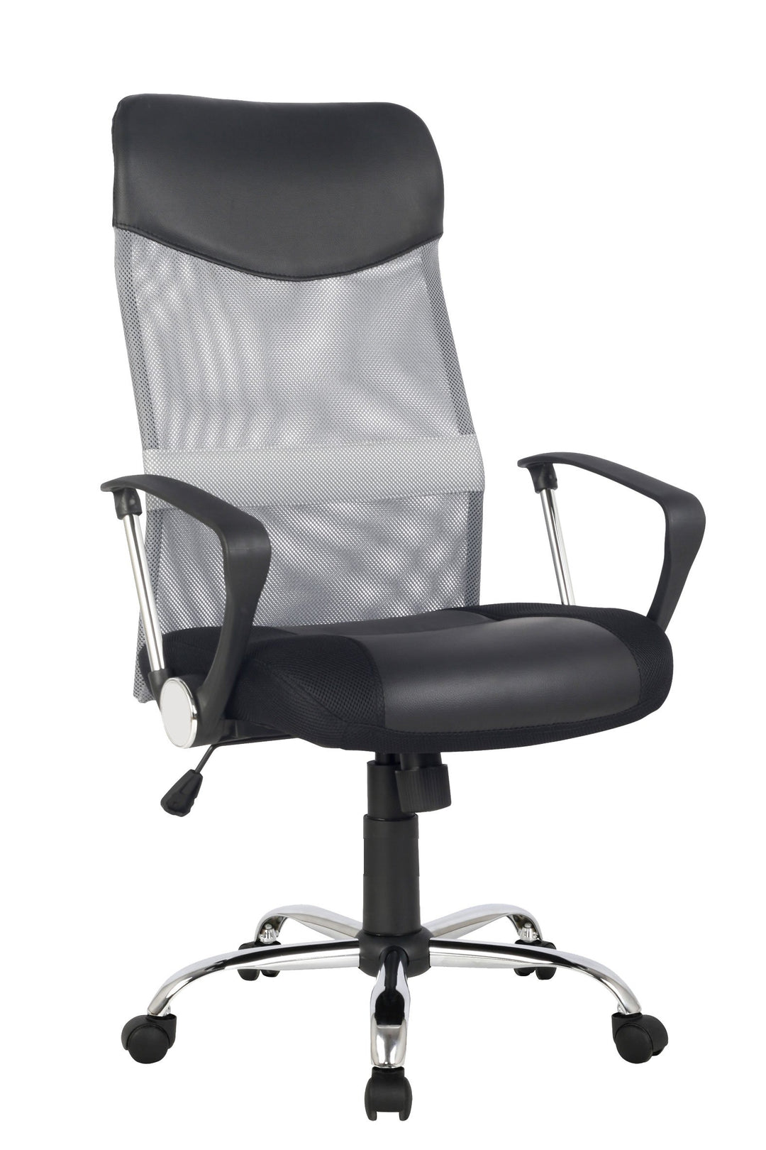 SixBros. Chefsessel Bürostuhl Grau/Schwarz - H-935-6/2061, Grau/Schwarz