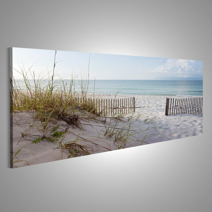 islandburner Bild auf Leinwand Landschaft Dünen Strand Und Meer Bei Sonnenaufgang -Golf Von Mexiko B