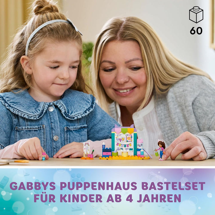 LEGO Gabby’s Dollhouse Crafting with Baby Box Toy for 4 Plus Year Old Kids, Girls &amp; Boys, Preschool