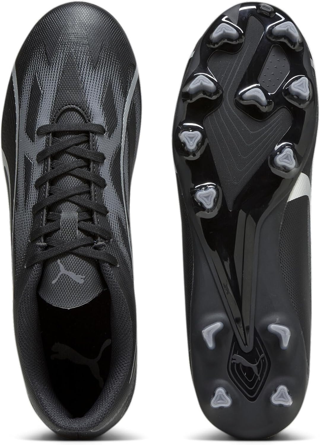 PUMA Men's Ultra Play Fg/Ag Soccer Shoe 40 EU Puma Black Asphalt, 40 EU Puma Black Asphalt
