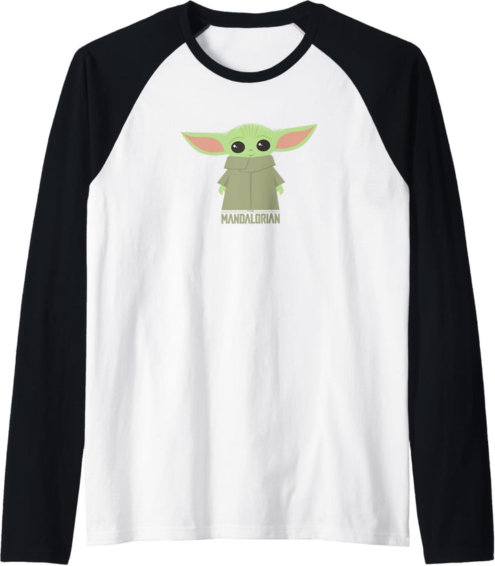 Star Wars The Mandalorian The Child Stance Portrait Raglan