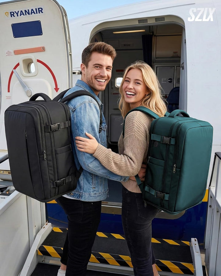 SZLX Rucksack 40x30x20 Wizz air Handgepäck Rucksack für Ryanair Vakuum Reiserucksack Flugzeug Easyje