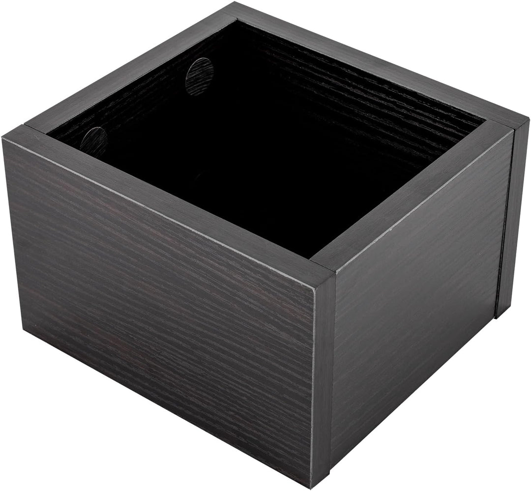 Abklopfbehälter Abschlagbehälter Abnehmbarer Espresso-Klopfbox, Edelstahl Kaffeesatz Pucks Klopfbox