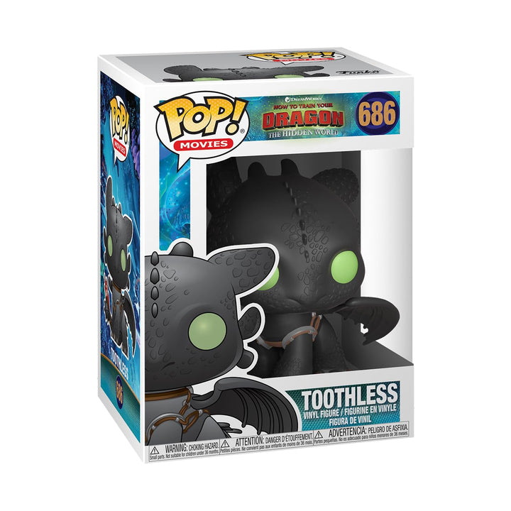 Funko Pop! Vinyl: How to Train Your Dragon 3: Toothless - Vinyl-Sammelfigur - Geschenkidee - Offizie