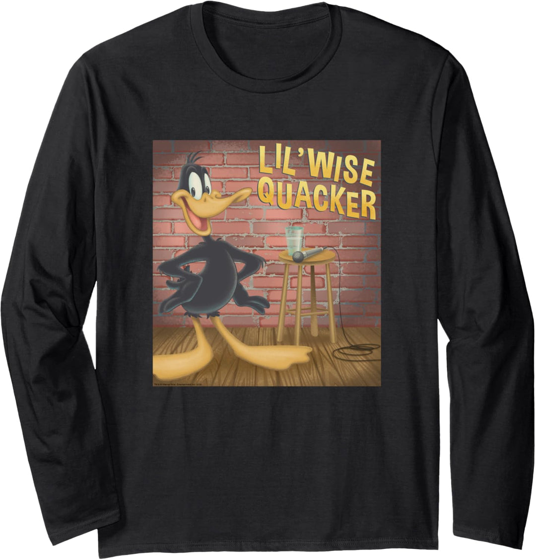 Looney Tunes Daffy Duck Lil' Wise Quacker Langarmshirt