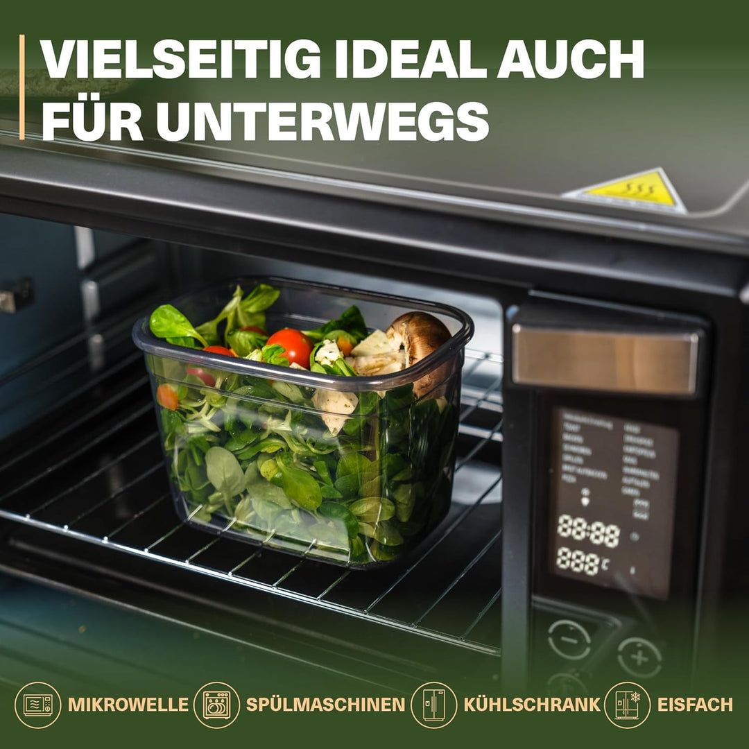 luftdichte Vorratsdosen mit Deckel | 25er Vorratsbehälter Set | BPA-FREI | Zur Müsli Mehl und Zucker