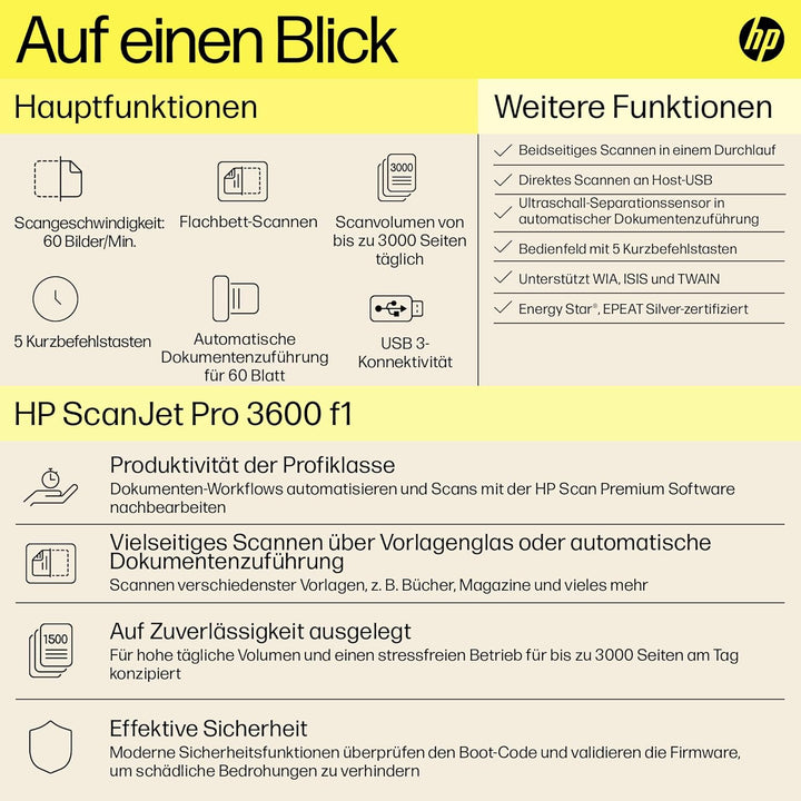 HP Inc. HP SCANJET PRO 3600F1