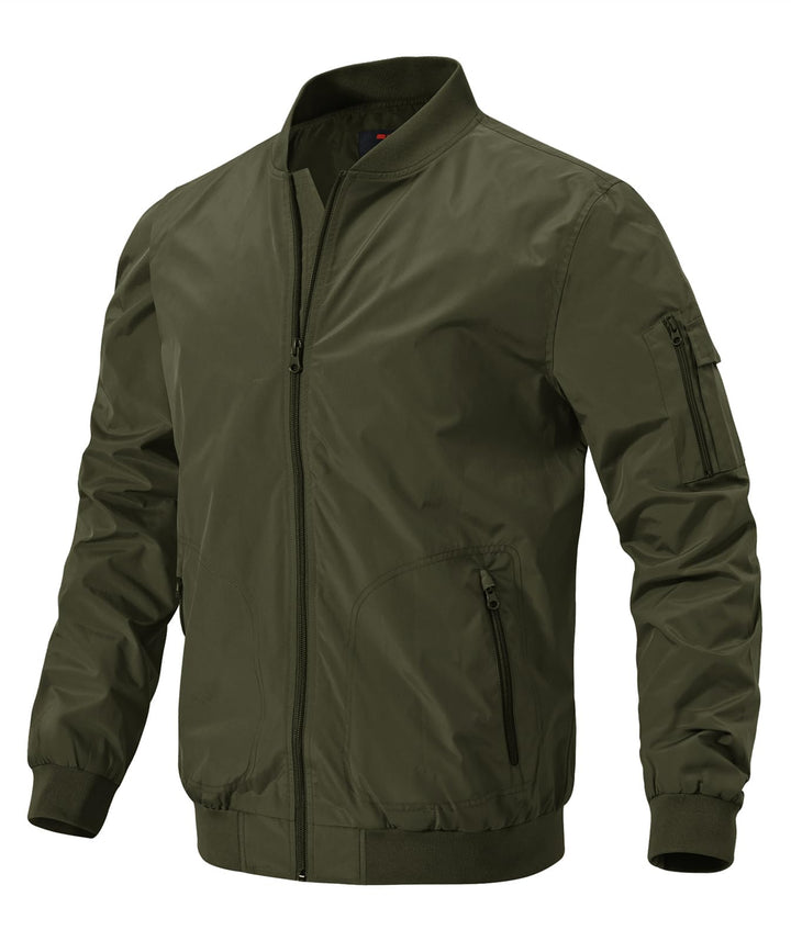 donhobo Herren Jacken Leichte Windbreaker Übergangsjacke Bomberjacke Frühling Herbst Fliegerjacke St