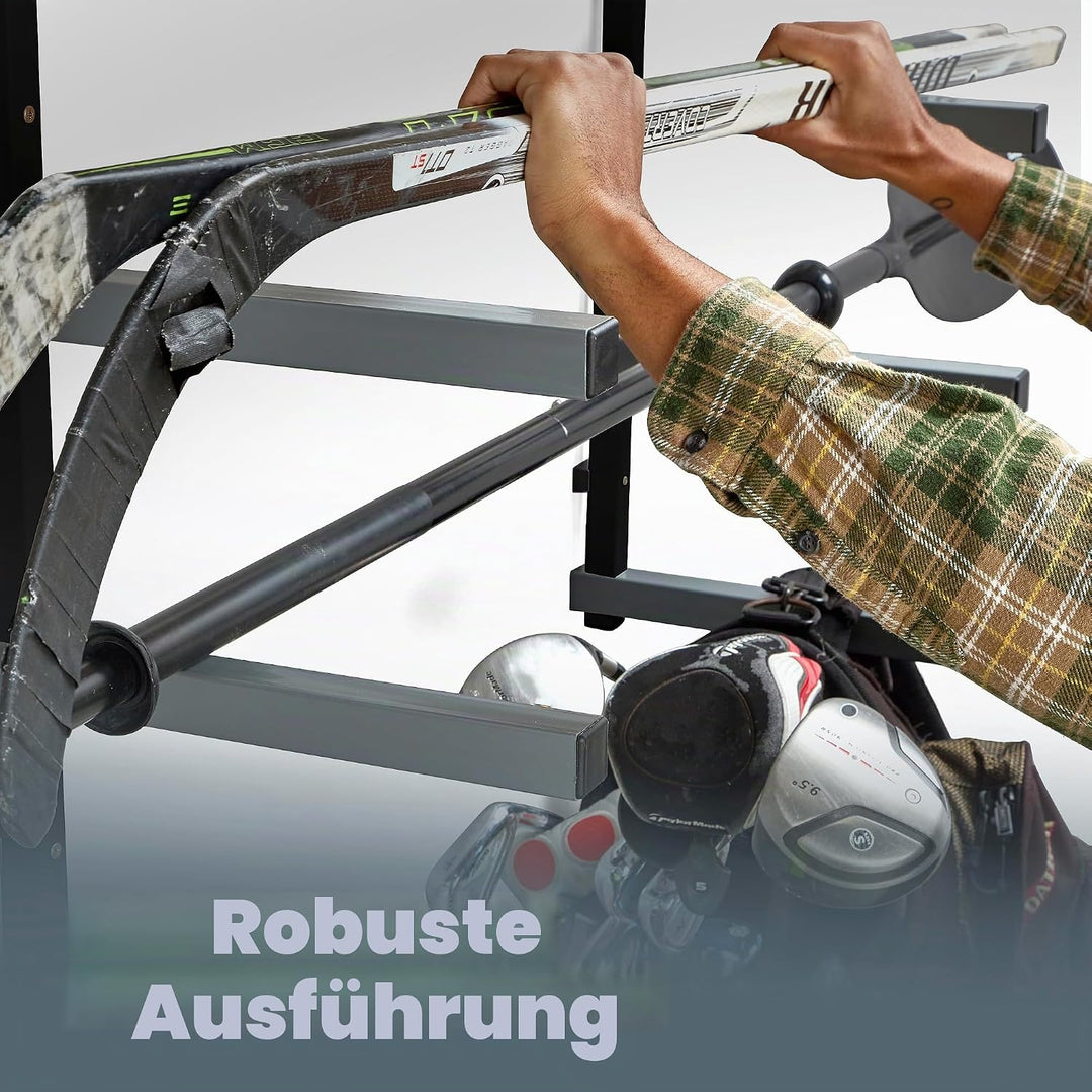 Bora Portamate Holzregal mit 4 Ebenen, Holzregal und Garagenwandaufbewahrung für den Innen- und Auss
