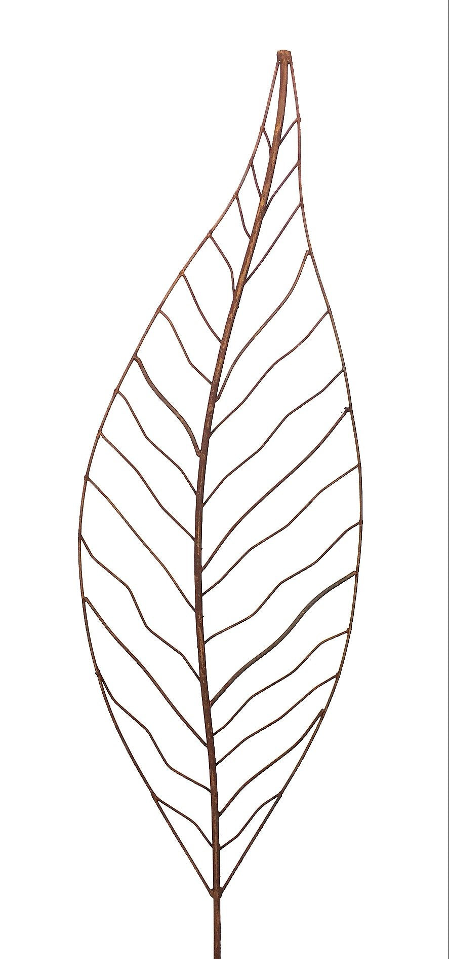 Crispe home & garden Gartenstecker Edelrost - Farn klein | Rankhilfe Gartendeko Höhe 110 cm, Farn Kl